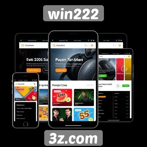 Desempenho do site Win222 em dispositivos móveis é avaliado